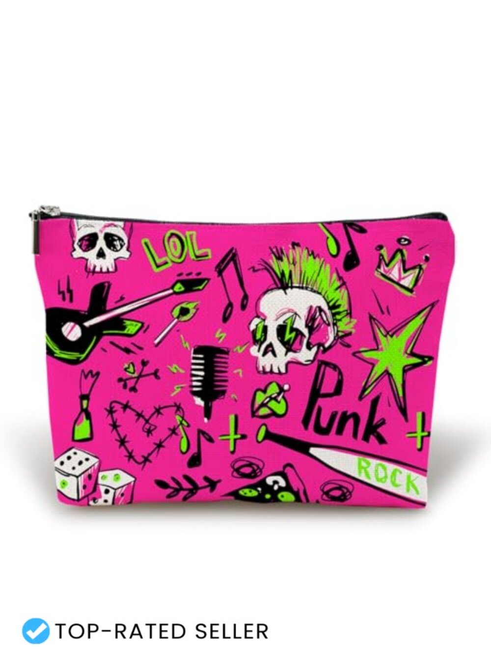 Waterproof Travel Makeup Bag Large Capacity Zipper Pouch Cosmetic Toiletry